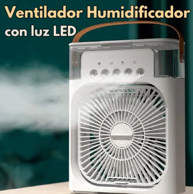 Ventilador Humidificador Portátil 4 en 1 ❄️