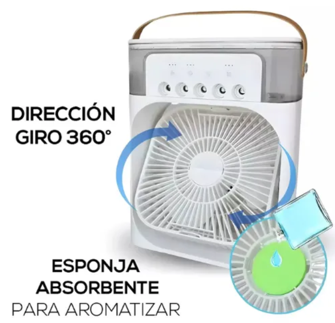 Ventilador Humidificador Portátil 4 en 1 ❄️