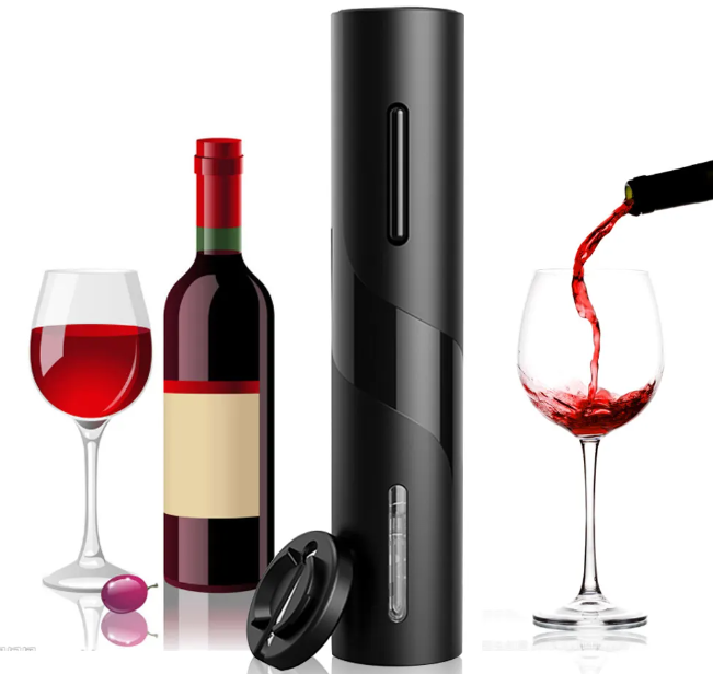 Sacacorchos Eléctrico + Abridor de Vino – Abre tu botella en segundos y sin esfuerzo