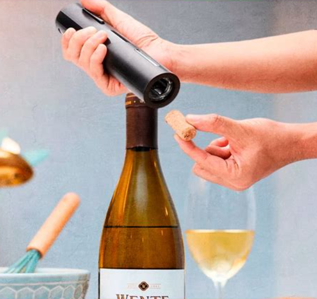 Sacacorchos Eléctrico + Abridor de Vino – Abre tu botella en segundos y sin esfuerzo