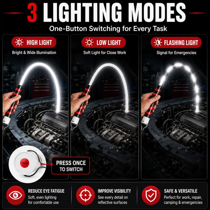 Flexible Bendable LED Flashlight Stick
