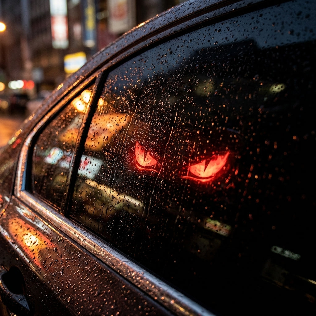 Solar Devil Eyes LED Car Window Light