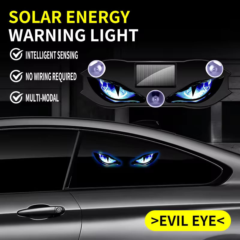 Solar Devil Eyes LED Car Window Light