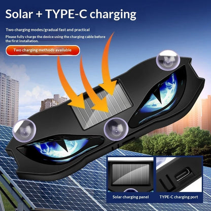Solar Devil Eyes LED Car Window Light