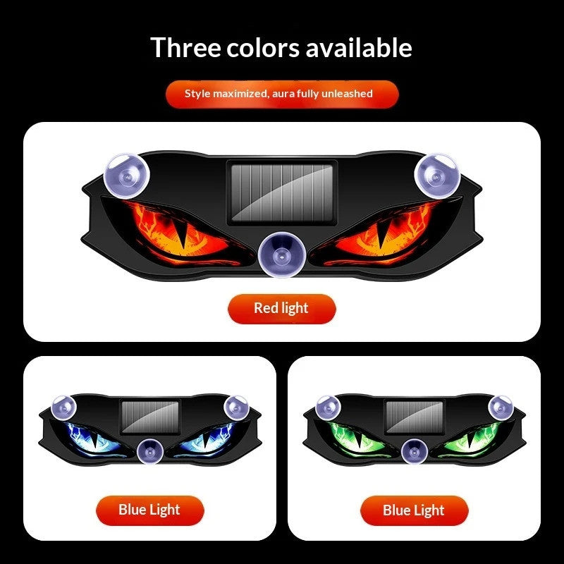 Solar Devil Eyes LED Car Window Light