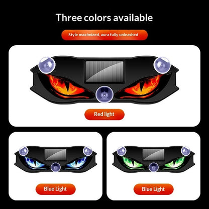 Solar Devil Eyes LED Car Window Light